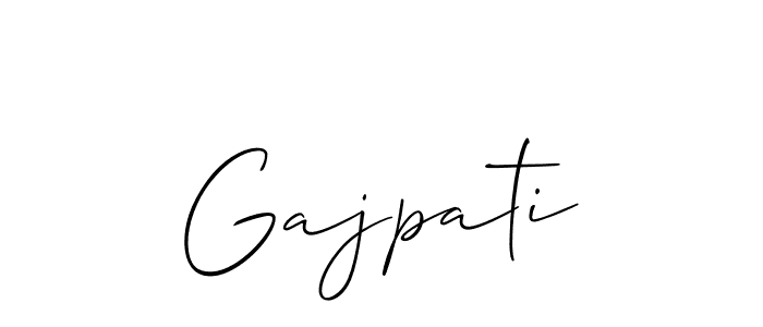 Also You can easily find your signature by using the search form. We will create Gajpati name handwritten signature images for you free of cost using Allison_Script sign style. Gajpati signature style 2 images and pictures png