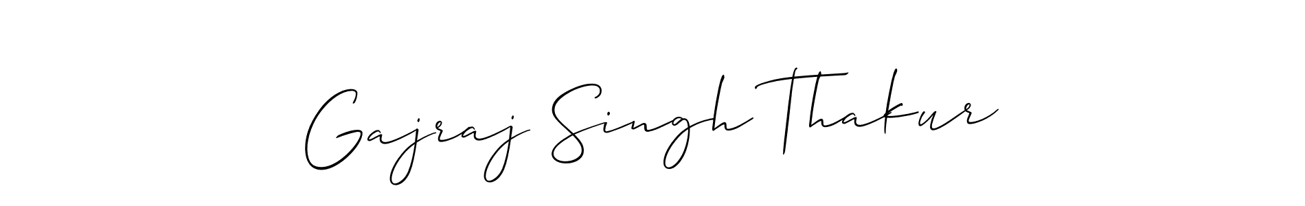 Also You can easily find your signature by using the search form. We will create Gajraj Singh Thakur name handwritten signature images for you free of cost using Allison_Script sign style. Gajraj Singh Thakur signature style 2 images and pictures png