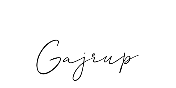 How to make Gajrup name signature. Use Allison_Script style for creating short signs online. This is the latest handwritten sign. Gajrup signature style 2 images and pictures png