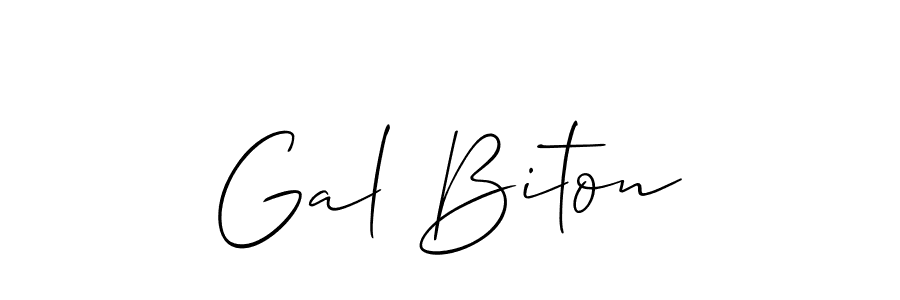 Best and Professional Signature Style for Gal Biton. Allison_Script Best Signature Style Collection. Gal Biton signature style 2 images and pictures png