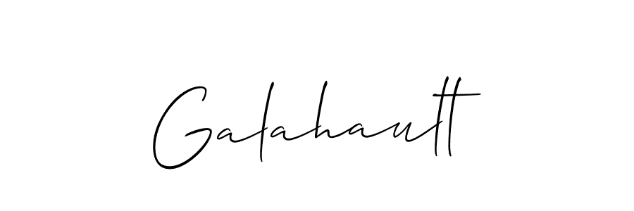 The best way (Allison_Script) to make a short signature is to pick only two or three words in your name. The name Galahault include a total of six letters. For converting this name. Galahault signature style 2 images and pictures png