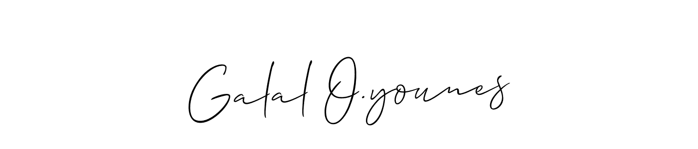 Make a beautiful signature design for name Galal O.younes. Use this online signature maker to create a handwritten signature for free. Galal O.younes signature style 2 images and pictures png