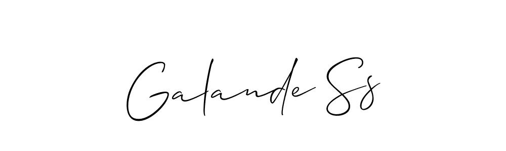 Here are the top 10 professional signature styles for the name Galande Ss. These are the best autograph styles you can use for your name. Galande Ss signature style 2 images and pictures png