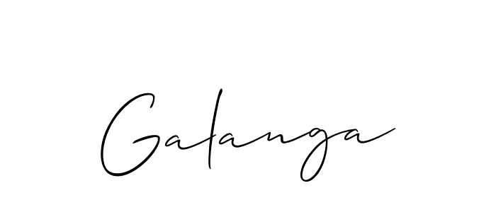 Similarly Allison_Script is the best handwritten signature design. Signature creator online .You can use it as an online autograph creator for name Galanga. Galanga signature style 2 images and pictures png