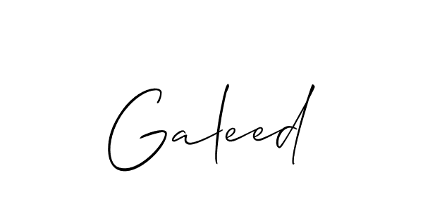 Once you've used our free online signature maker to create your best signature Allison_Script style, it's time to enjoy all of the benefits that Galeed name signing documents. Galeed signature style 2 images and pictures png