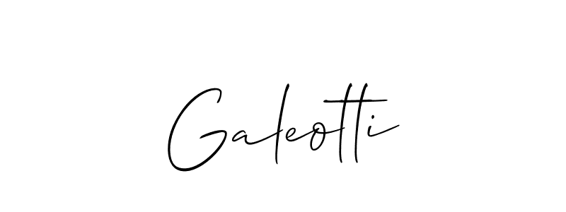 Also You can easily find your signature by using the search form. We will create Galeotti name handwritten signature images for you free of cost using Allison_Script sign style. Galeotti signature style 2 images and pictures png