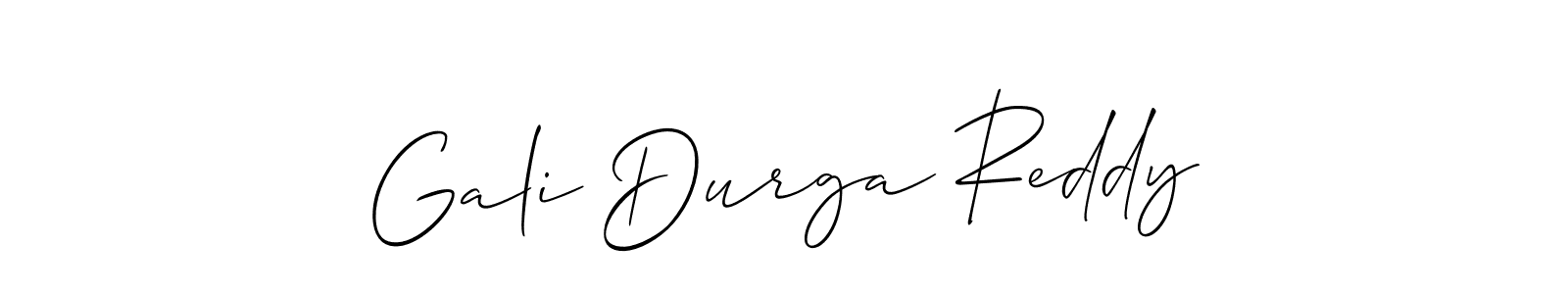 You should practise on your own different ways (Allison_Script) to write your name (Gali Durga Reddy) in signature. don't let someone else do it for you. Gali Durga Reddy signature style 2 images and pictures png