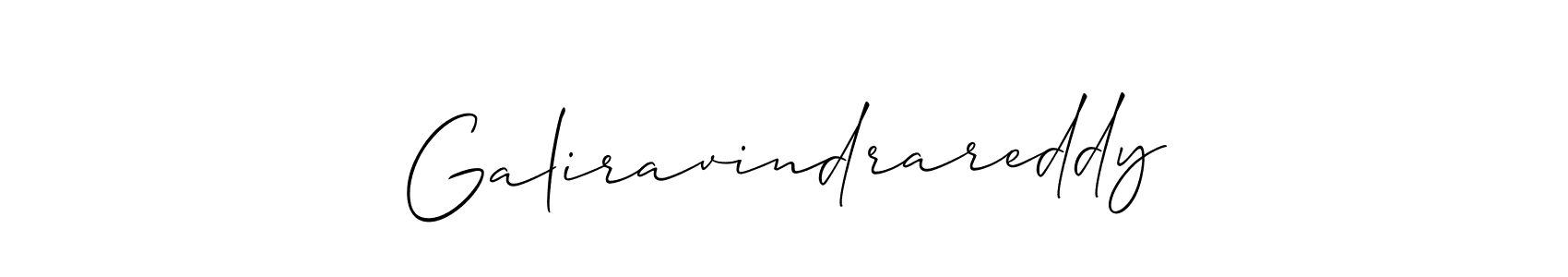 You should practise on your own different ways (Allison_Script) to write your name (Galiravindrareddy) in signature. don't let someone else do it for you. Galiravindrareddy signature style 2 images and pictures png