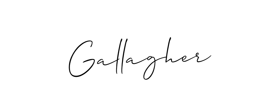Once you've used our free online signature maker to create your best signature Allison_Script style, it's time to enjoy all of the benefits that Gallagher name signing documents. Gallagher signature style 2 images and pictures png
