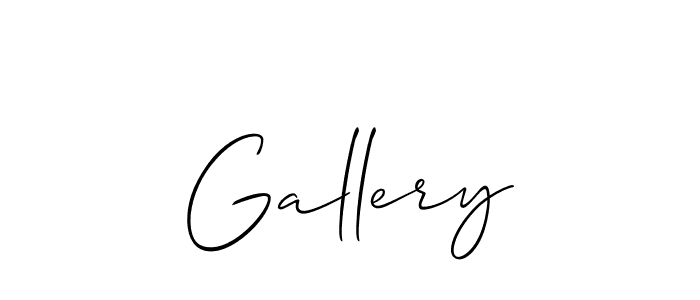 The best way (Allison_Script) to make a short signature is to pick only two or three words in your name. The name Gallery include a total of six letters. For converting this name. Gallery signature style 2 images and pictures png