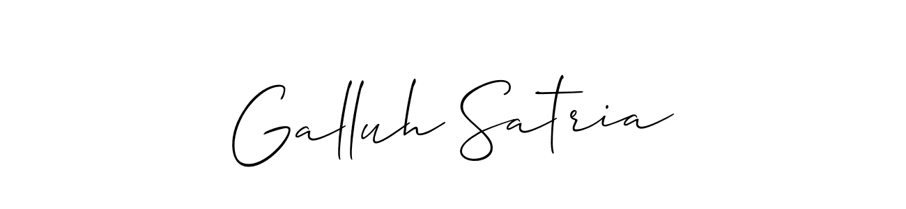 Best and Professional Signature Style for Galluh Satria. Allison_Script Best Signature Style Collection. Galluh Satria signature style 2 images and pictures png