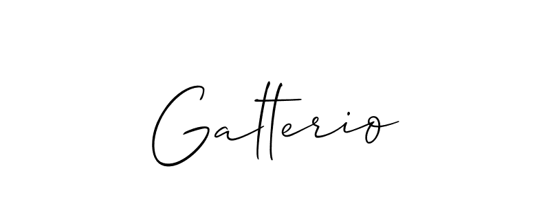 It looks lik you need a new signature style for name Galterio. Design unique handwritten (Allison_Script) signature with our free signature maker in just a few clicks. Galterio signature style 2 images and pictures png