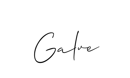 Design your own signature with our free online signature maker. With this signature software, you can create a handwritten (Allison_Script) signature for name Galve. Galve signature style 2 images and pictures png