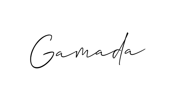 Also You can easily find your signature by using the search form. We will create Gamada name handwritten signature images for you free of cost using Allison_Script sign style. Gamada signature style 2 images and pictures png