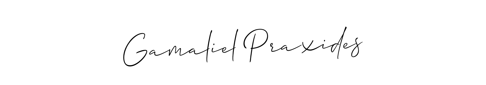 Make a beautiful signature design for name Gamaliel Praxides. Use this online signature maker to create a handwritten signature for free. Gamaliel Praxides signature style 2 images and pictures png