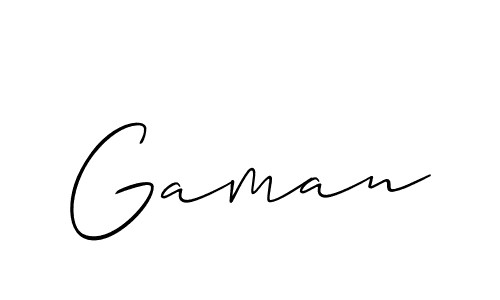 Similarly Allison_Script is the best handwritten signature design. Signature creator online .You can use it as an online autograph creator for name Gaman. Gaman signature style 2 images and pictures png