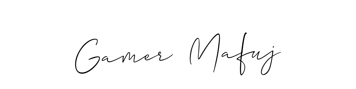 if you are searching for the best signature style for your name Gamer  Mafuj. so please give up your signature search. here we have designed multiple signature styles  using Allison_Script. Gamer  Mafuj signature style 2 images and pictures png