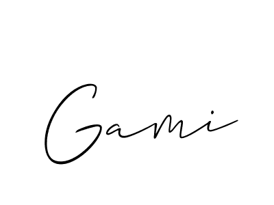Once you've used our free online signature maker to create your best signature Allison_Script style, it's time to enjoy all of the benefits that Gami name signing documents. Gami signature style 2 images and pictures png