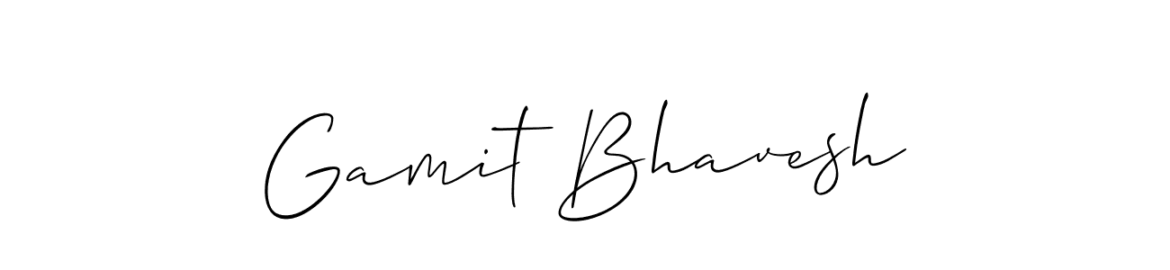 How to Draw Gamit Bhavesh signature style? Allison_Script is a latest design signature styles for name Gamit Bhavesh. Gamit Bhavesh signature style 2 images and pictures png