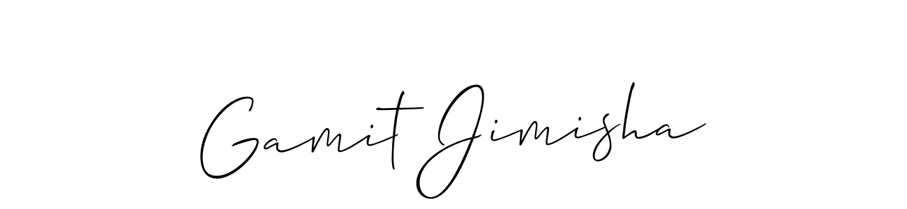Once you've used our free online signature maker to create your best signature Allison_Script style, it's time to enjoy all of the benefits that Gamit Jimisha name signing documents. Gamit Jimisha signature style 2 images and pictures png