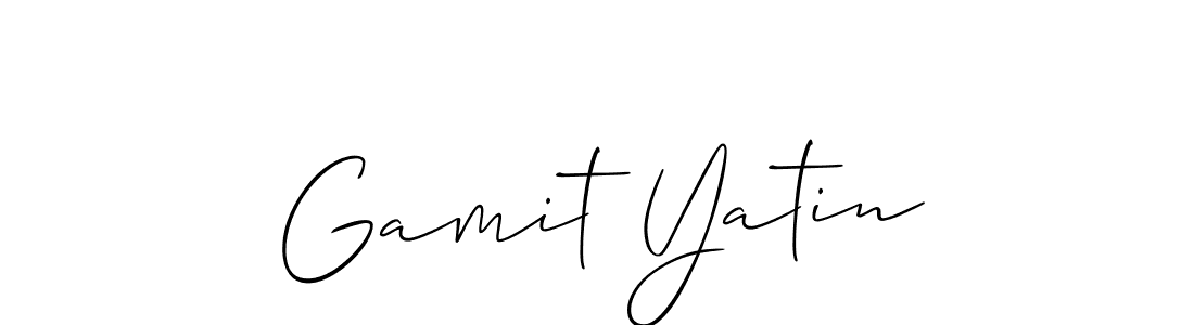 Make a beautiful signature design for name Gamit Yatin. Use this online signature maker to create a handwritten signature for free. Gamit Yatin signature style 2 images and pictures png
