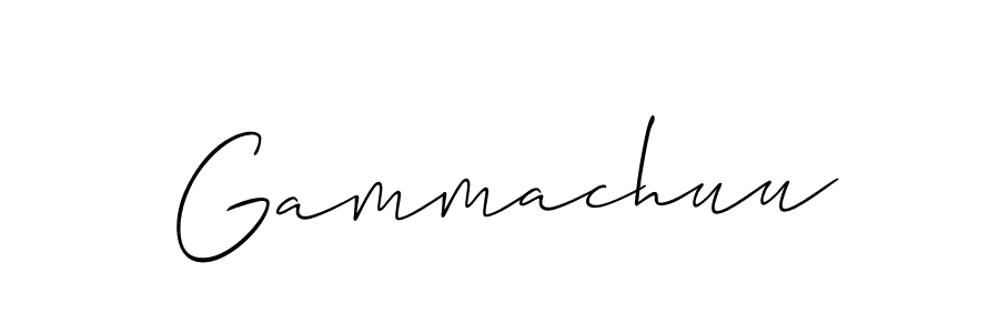 Make a beautiful signature design for name Gammachuu. Use this online signature maker to create a handwritten signature for free. Gammachuu signature style 2 images and pictures png
