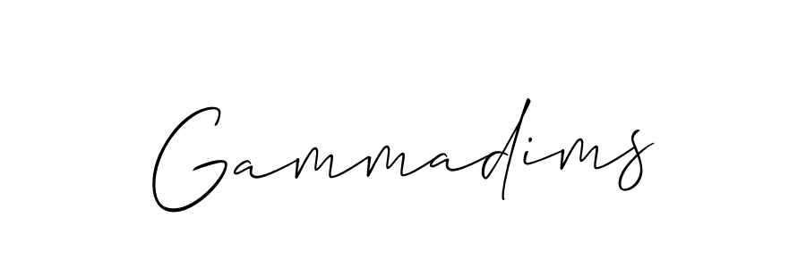 Make a beautiful signature design for name Gammadims. Use this online signature maker to create a handwritten signature for free. Gammadims signature style 2 images and pictures png