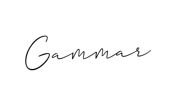 Allison_Script is a professional signature style that is perfect for those who want to add a touch of class to their signature. It is also a great choice for those who want to make their signature more unique. Get Gammar name to fancy signature for free. Gammar signature style 2 images and pictures png