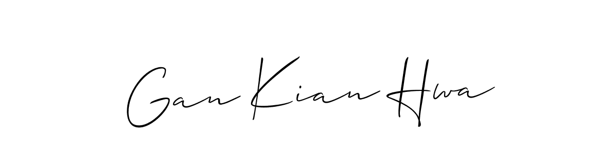 Here are the top 10 professional signature styles for the name Gan Kian Hwa. These are the best autograph styles you can use for your name. Gan Kian Hwa signature style 2 images and pictures png