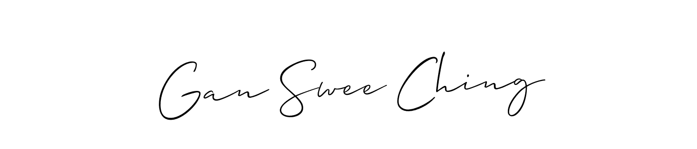 Once you've used our free online signature maker to create your best signature Allison_Script style, it's time to enjoy all of the benefits that Gan Swee Ching name signing documents. Gan Swee Ching signature style 2 images and pictures png