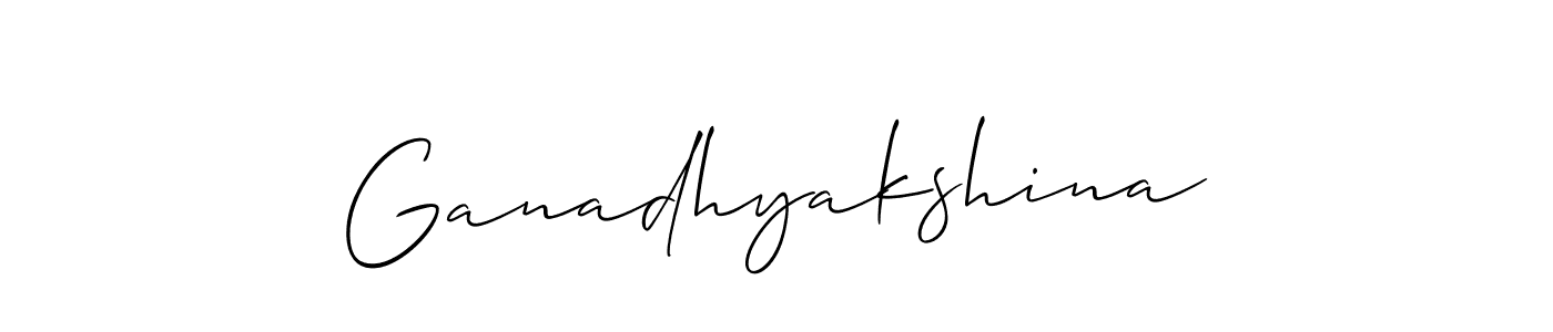 Make a beautiful signature design for name Ganadhyakshina. Use this online signature maker to create a handwritten signature for free. Ganadhyakshina signature style 2 images and pictures png