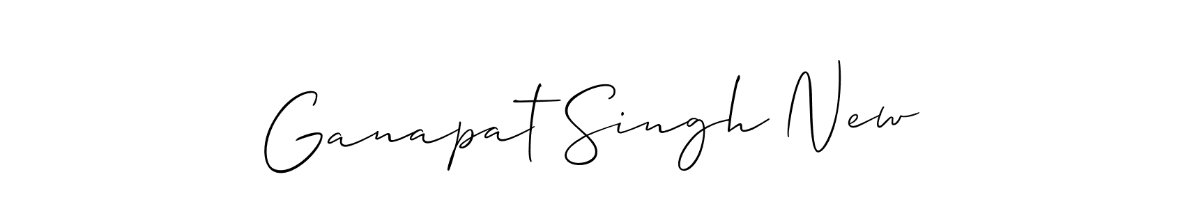 Make a beautiful signature design for name Ganapat Singh New. Use this online signature maker to create a handwritten signature for free. Ganapat Singh New signature style 2 images and pictures png