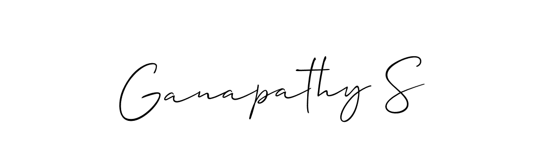 Make a beautiful signature design for name Ganapathy S. Use this online signature maker to create a handwritten signature for free. Ganapathy S signature style 2 images and pictures png