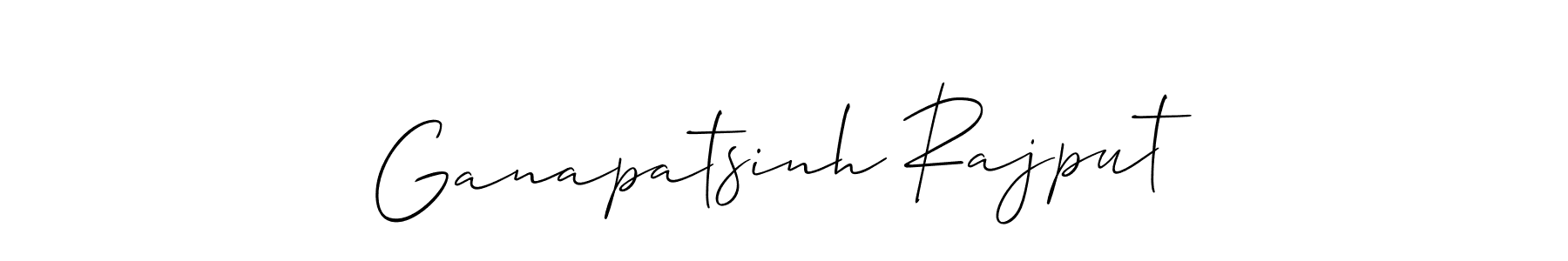 Make a beautiful signature design for name Ganapatsinh Rajput. Use this online signature maker to create a handwritten signature for free. Ganapatsinh Rajput signature style 2 images and pictures png