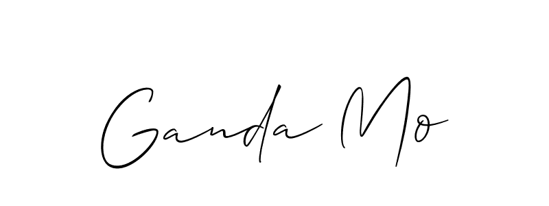 Make a beautiful signature design for name Ganda Mo. Use this online signature maker to create a handwritten signature for free. Ganda Mo signature style 2 images and pictures png