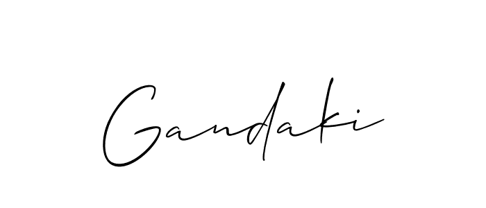 if you are searching for the best signature style for your name Gandaki. so please give up your signature search. here we have designed multiple signature styles  using Allison_Script. Gandaki signature style 2 images and pictures png
