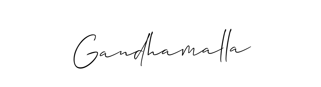 Once you've used our free online signature maker to create your best signature Allison_Script style, it's time to enjoy all of the benefits that Gandhamalla name signing documents. Gandhamalla signature style 2 images and pictures png