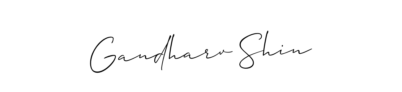 Also we have Gandharv Shin name is the best signature style. Create professional handwritten signature collection using Allison_Script autograph style. Gandharv Shin signature style 2 images and pictures png