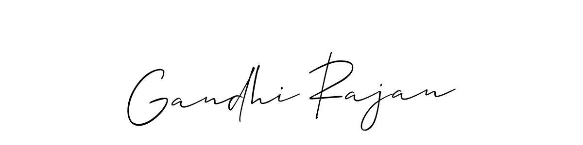 This is the best signature style for the Gandhi Rajan name. Also you like these signature font (Allison_Script). Mix name signature. Gandhi Rajan signature style 2 images and pictures png