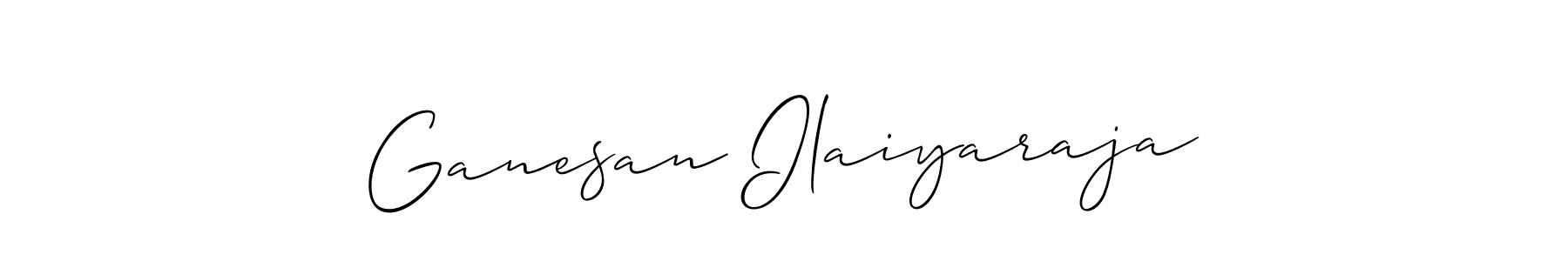 This is the best signature style for the Ganesan Ilaiyaraja name. Also you like these signature font (Allison_Script). Mix name signature. Ganesan Ilaiyaraja signature style 2 images and pictures png