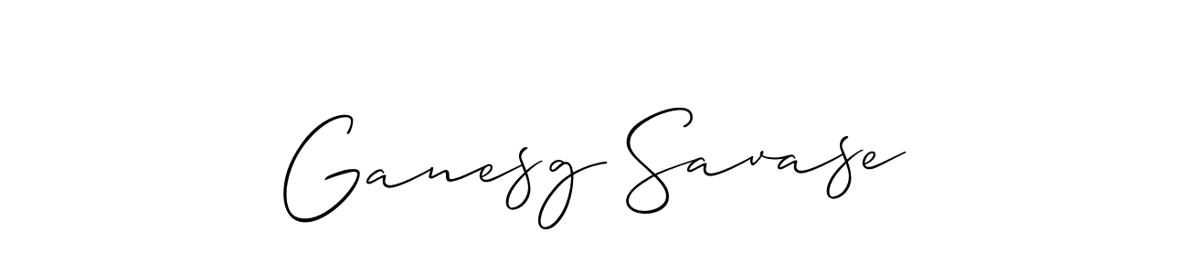 Similarly Allison_Script is the best handwritten signature design. Signature creator online .You can use it as an online autograph creator for name Ganesg Savase. Ganesg Savase signature style 2 images and pictures png