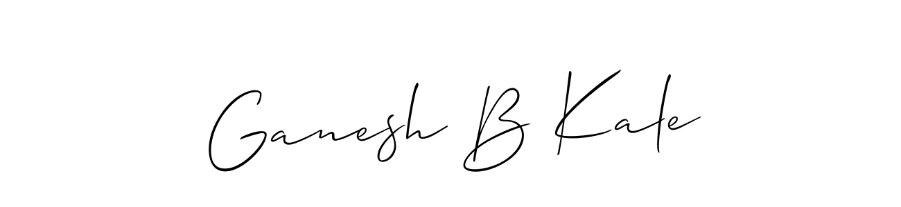 How to Draw Ganesh B Kale signature style? Allison_Script is a latest design signature styles for name Ganesh B Kale. Ganesh B Kale signature style 2 images and pictures png