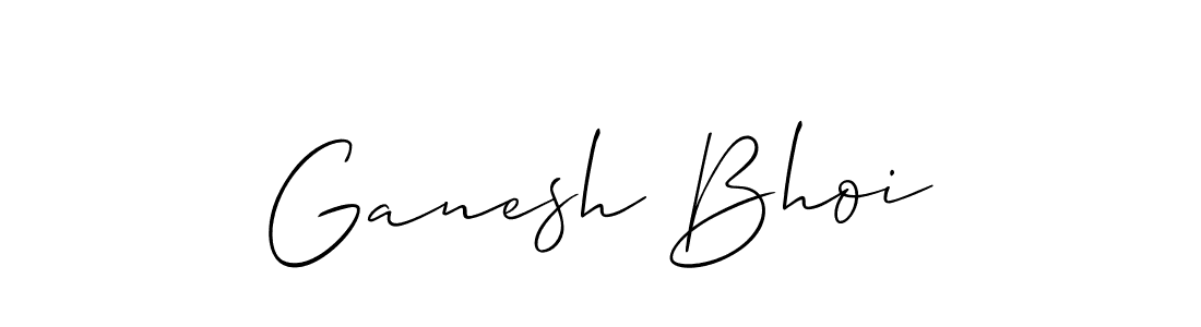 How to Draw Ganesh Bhoi signature style? Allison_Script is a latest design signature styles for name Ganesh Bhoi. Ganesh Bhoi signature style 2 images and pictures png