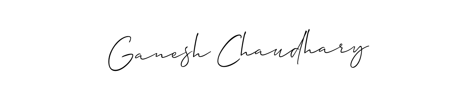 if you are searching for the best signature style for your name Ganesh Chaudhary. so please give up your signature search. here we have designed multiple signature styles  using Allison_Script. Ganesh Chaudhary signature style 2 images and pictures png