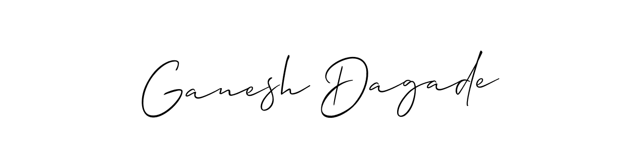 Once you've used our free online signature maker to create your best signature Allison_Script style, it's time to enjoy all of the benefits that Ganesh Dagade name signing documents. Ganesh Dagade signature style 2 images and pictures png