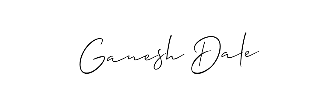 How to Draw Ganesh Dale signature style? Allison_Script is a latest design signature styles for name Ganesh Dale. Ganesh Dale signature style 2 images and pictures png