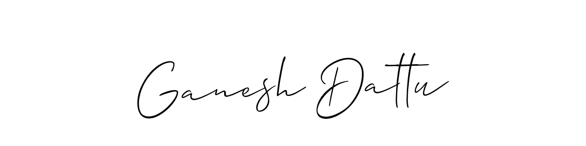 Make a short Ganesh Dattu signature style. Manage your documents anywhere anytime using Allison_Script. Create and add eSignatures, submit forms, share and send files easily. Ganesh Dattu signature style 2 images and pictures png