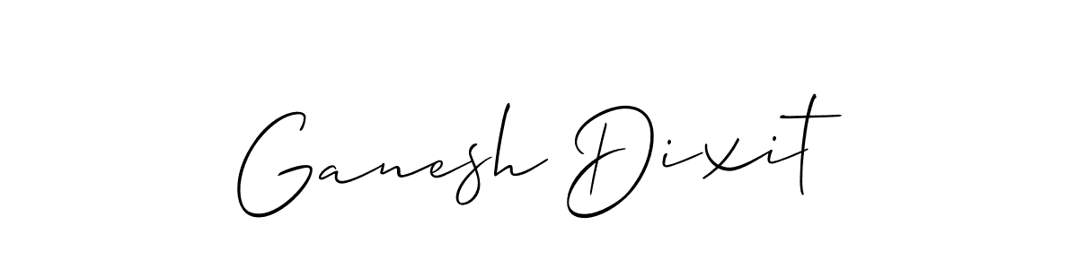 Ganesh Dixit stylish signature style. Best Handwritten Sign (Allison_Script) for my name. Handwritten Signature Collection Ideas for my name Ganesh Dixit. Ganesh Dixit signature style 2 images and pictures png