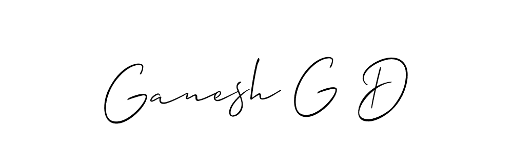 Once you've used our free online signature maker to create your best signature Allison_Script style, it's time to enjoy all of the benefits that Ganesh G D name signing documents. Ganesh G D signature style 2 images and pictures png
