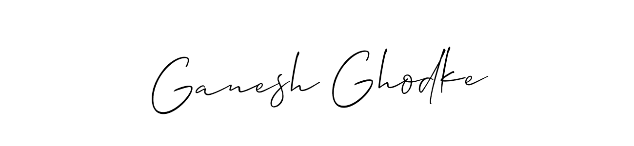 It looks lik you need a new signature style for name Ganesh Ghodke. Design unique handwritten (Allison_Script) signature with our free signature maker in just a few clicks. Ganesh Ghodke signature style 2 images and pictures png